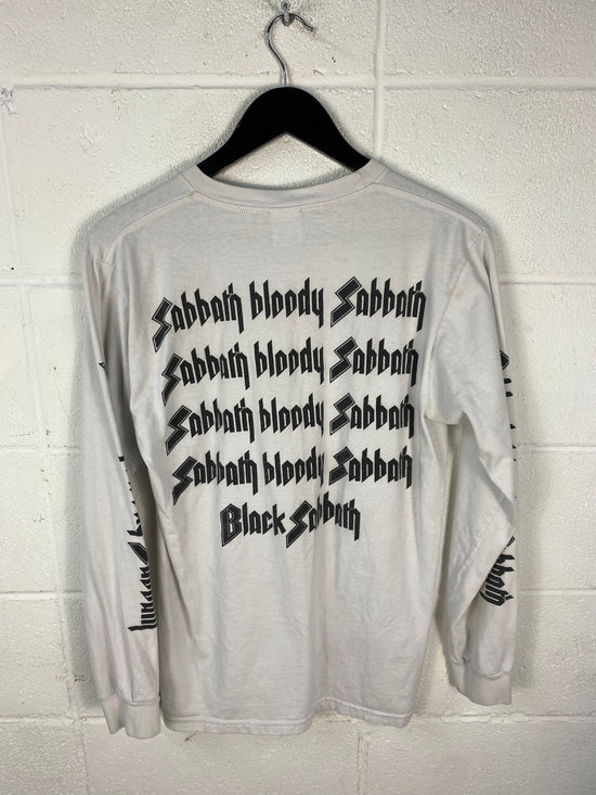Load image into Gallery viewer, Supreme Black Sabbath Spellout L/S Tee Sz Small

