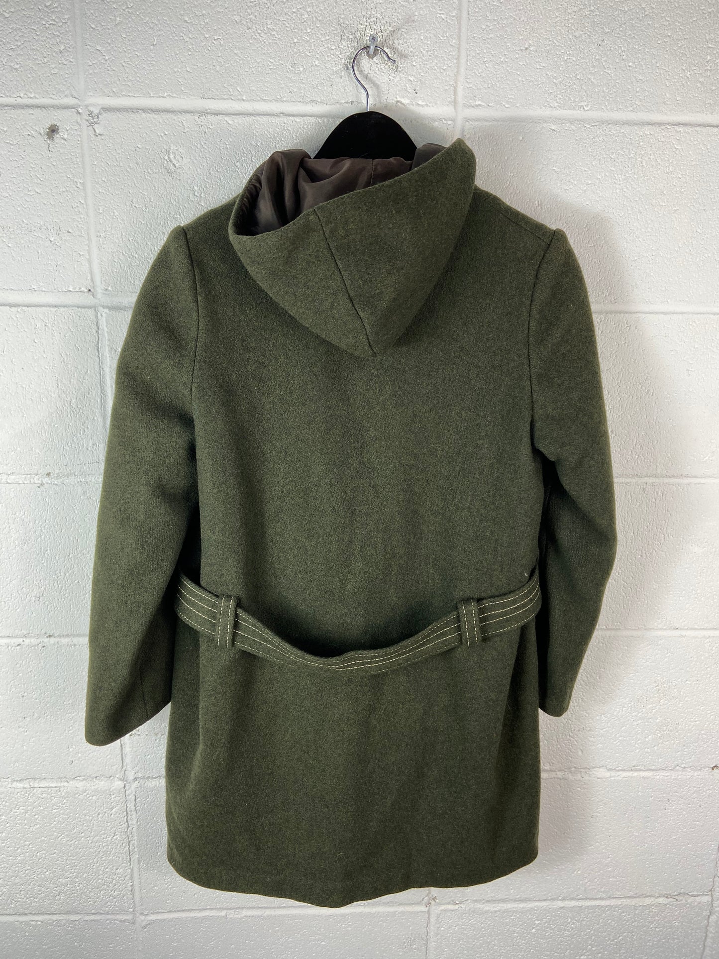 VTG 70's Green Wool Buckle Field Jacket Sz M/L