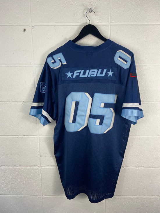 Y2K Fubu #05 Blue Jersey Sz XL