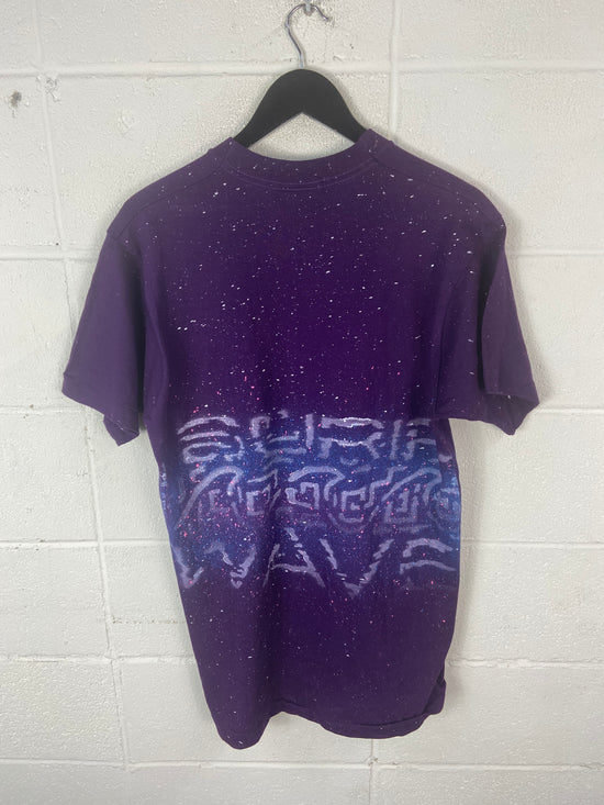 Load image into Gallery viewer, Vintage Surf Gear All Over Print Tee Sz M
