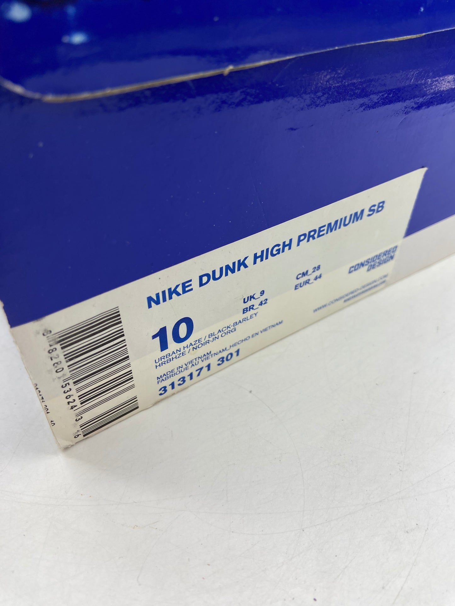 Preowned Nike SB Dunk High Premium Chrome Ball Size 10M/11.5W 313171-301
