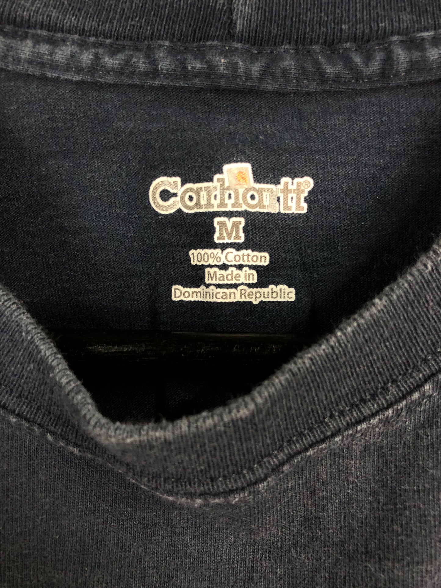 Load image into Gallery viewer, Carhartt Navy Blue Tee Sz M
