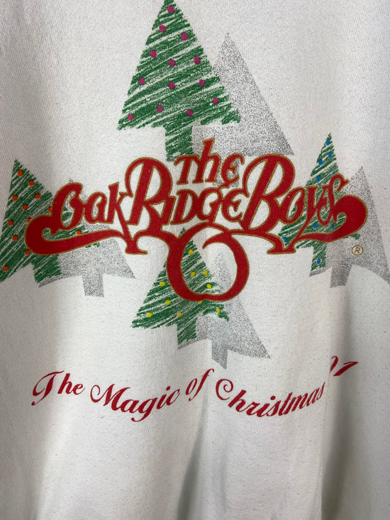 VTG Oak Ridge Boys 1991 Magic Christmas Crewneck Sz XL