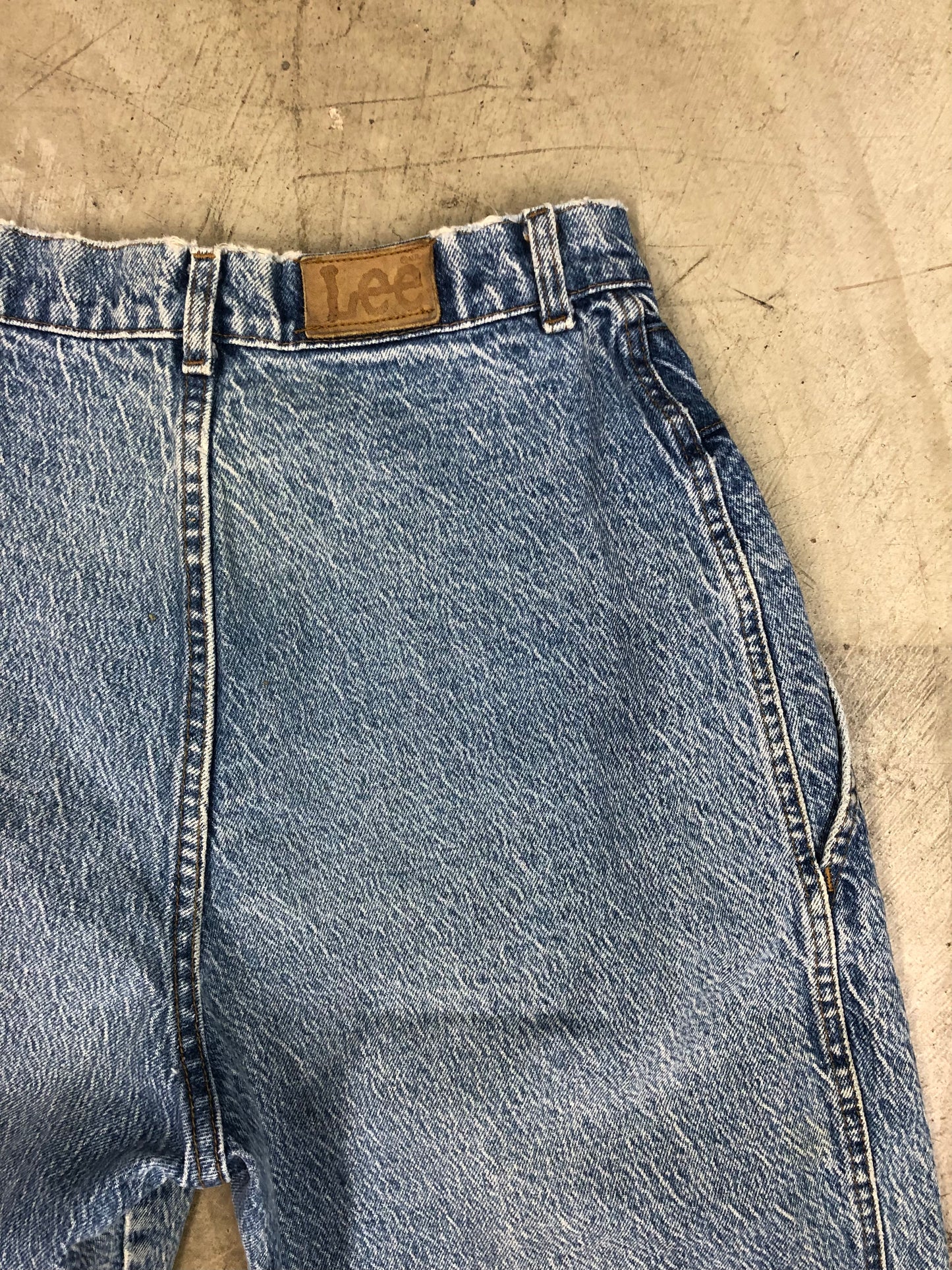 VTG Lee Stone Wash High waist Jeans Sz 28x31