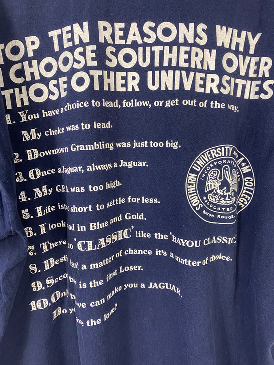 Load image into Gallery viewer, VTG Southern Jaguars HBCU Tee Sz XXL
