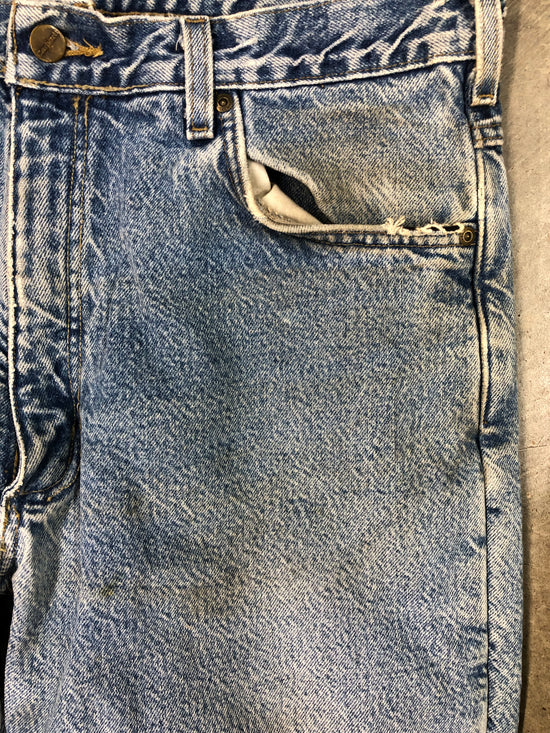 VTG Carhartt Lined Light Wash Jeans Sz 36x32