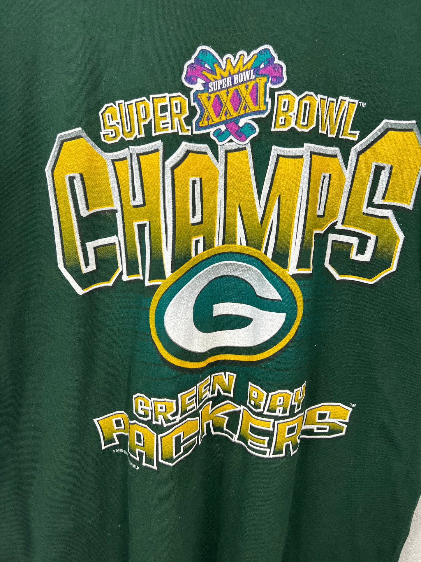 Load image into Gallery viewer, Vtg Green Bay Packers Super Bowl Tee Sz XL

