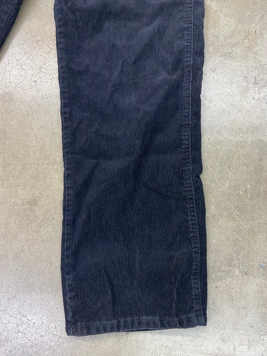 VTG Black Corduroy Jeans Sz 32x32