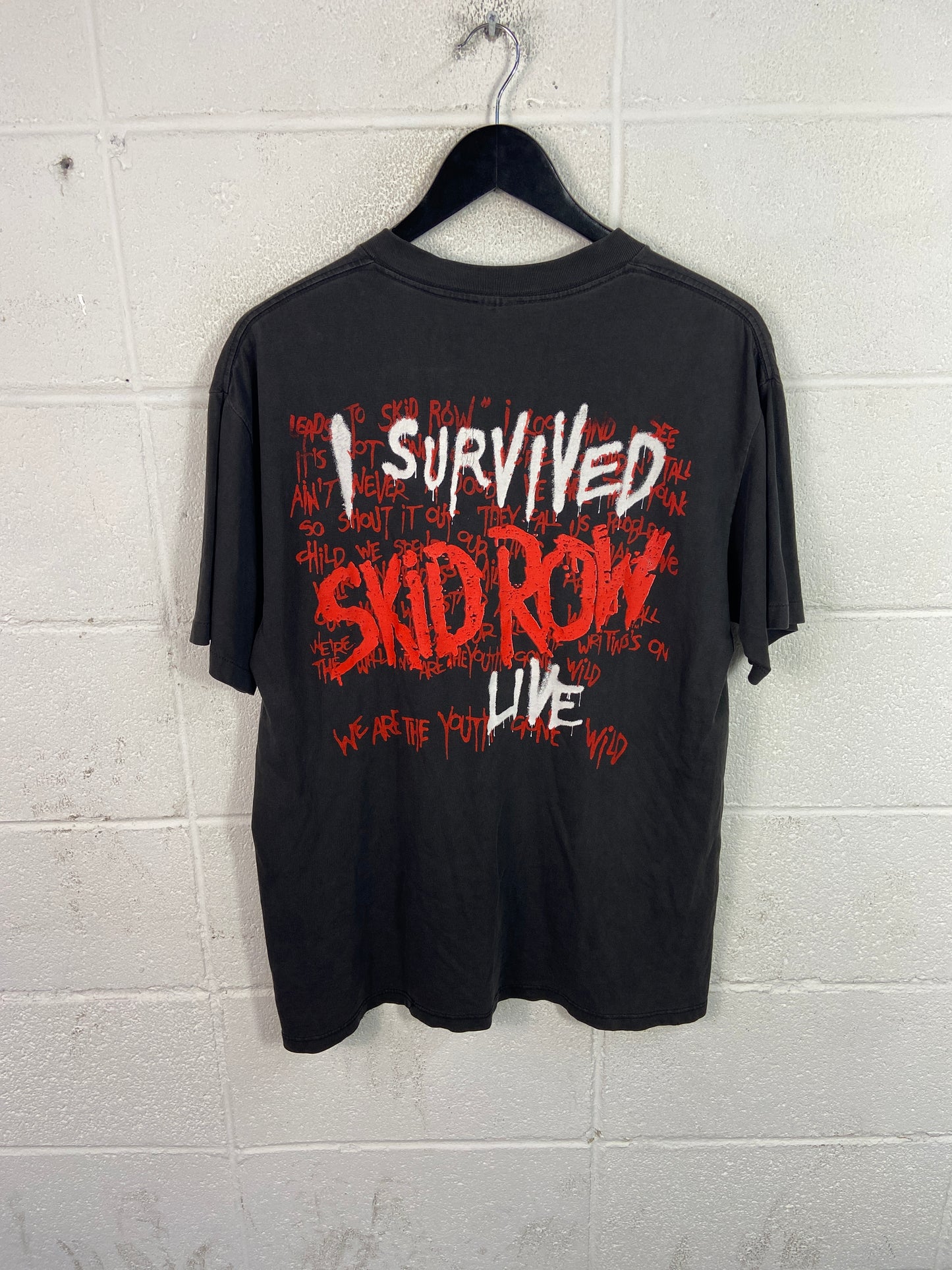 VTG Skid Row Live Tee Sz M