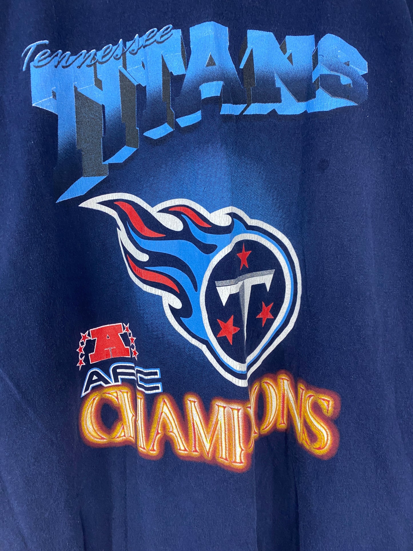 Load image into Gallery viewer, VTG Tennessee Titans AFC Champions Tee Sz L
