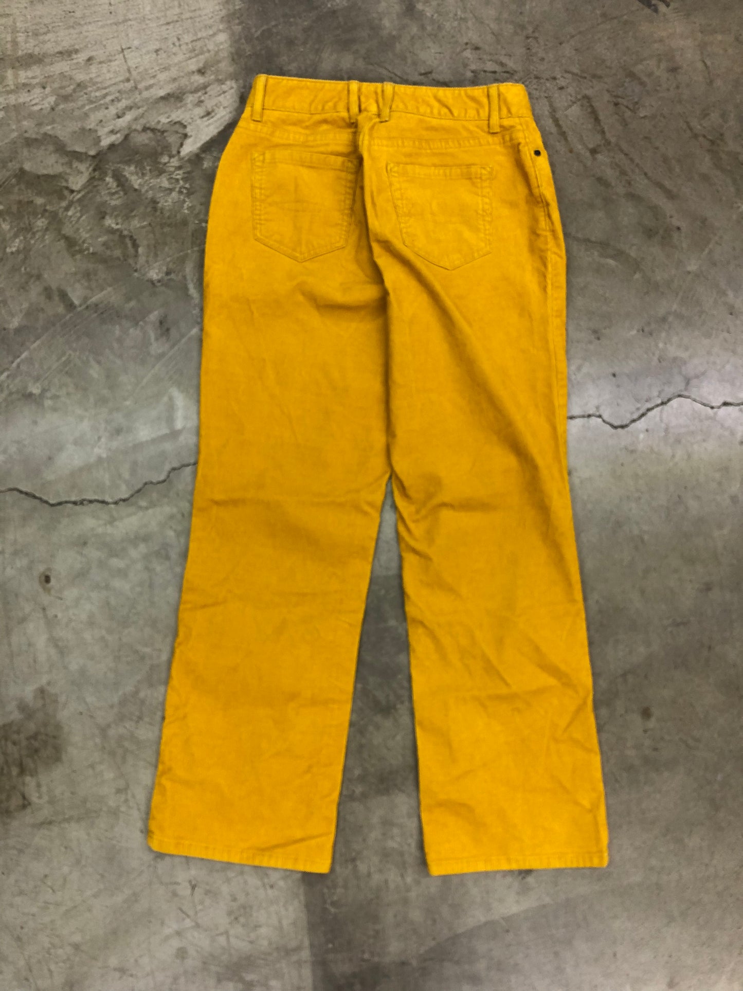 Load image into Gallery viewer, VTG Wmn&amp;#39;s LL Bean Mustard Corduroy Pants Sz 30x30
