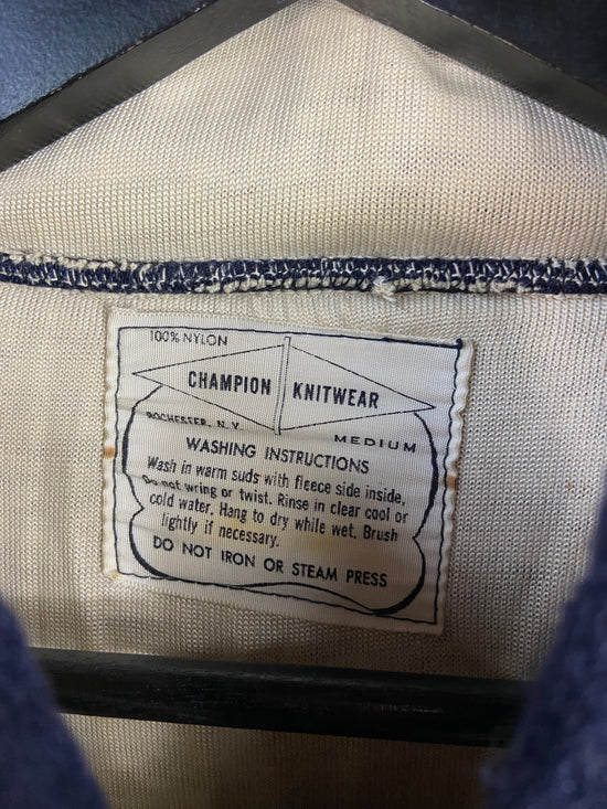 VTG Champion Knitwear East Fleece 40/50s Pullover Jacket Sz M/L