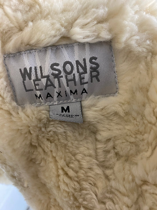 VTG Wilson Leather Maxima Faux Fur Coat Sz M