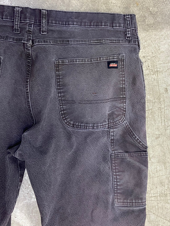 VTG Dickies Faded Grey/Purple Baggy Jeans Sz 40x30