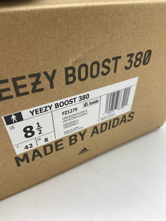 Load image into Gallery viewer, Preowned Yeezy Boost 380 &amp;#39;Onyx Non-Reflective&amp;#39; Sz 8.5M/10W FZ1270
