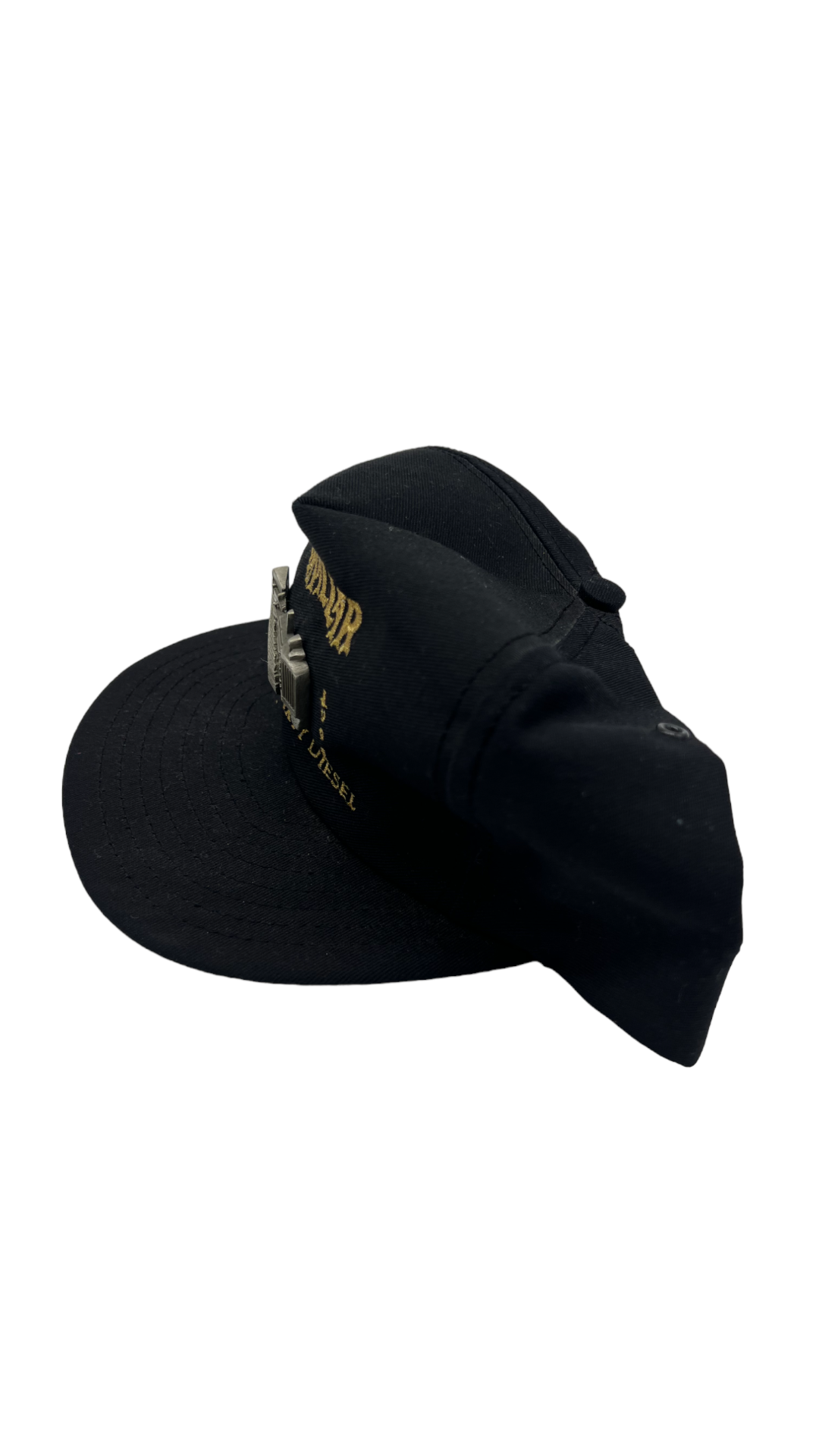 VTG Caterpillar Pewter Louisville Mfg Co Snapback Hat
