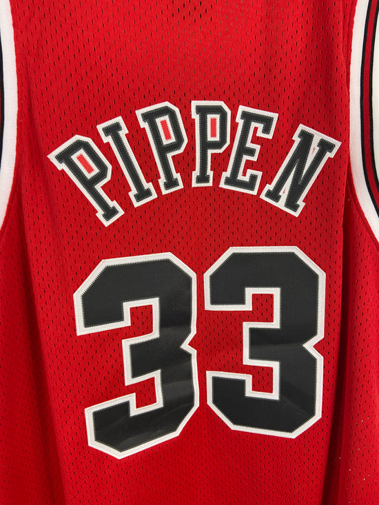 VTG Chicago Bulls Scottie Pippen Red Nike Jersey Sz XXL