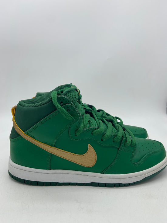 Preowned 2013 Nike SB Dunk High St Patty's Day Sz 9M/10.5W (305050-373)