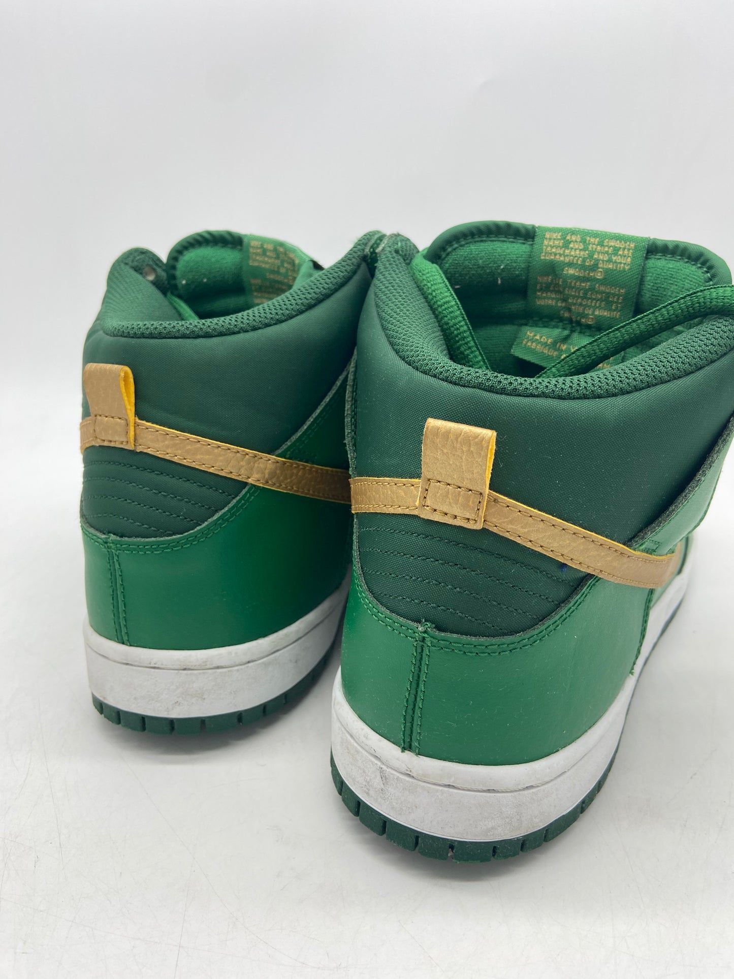 Preowned 2013 Nike SB Dunk High St Patty's Day Sz 9M/10.5W (305050-373)