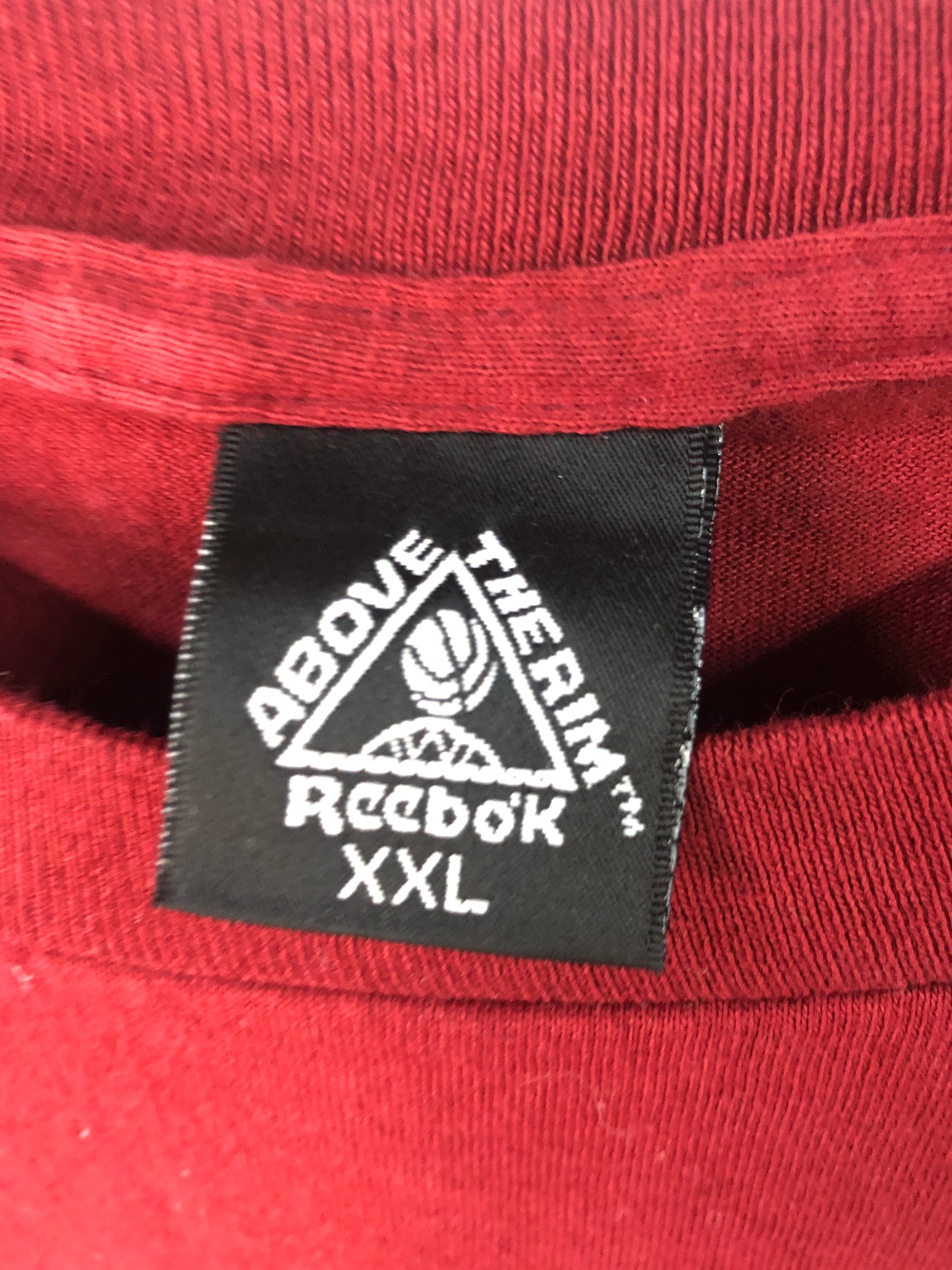 VTG Above The Rim Hoopwear Maroon Graphic Tee Sz XXL
