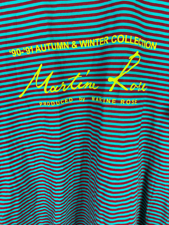VTG Martine Rose 90'-91' Autumn & Winter Collection Tee Sz L