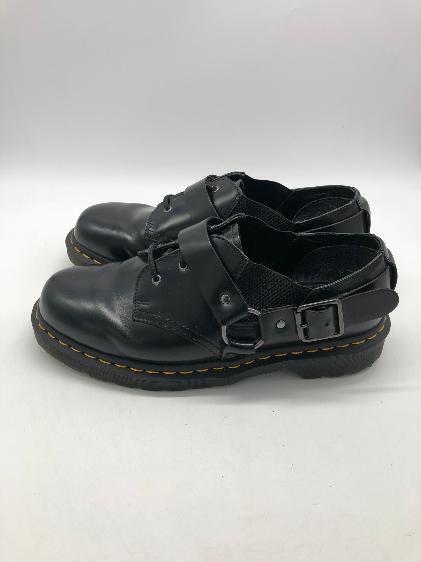 Preowned Dr. Martens Buckle Derby Boots Sz 10M/11.5W