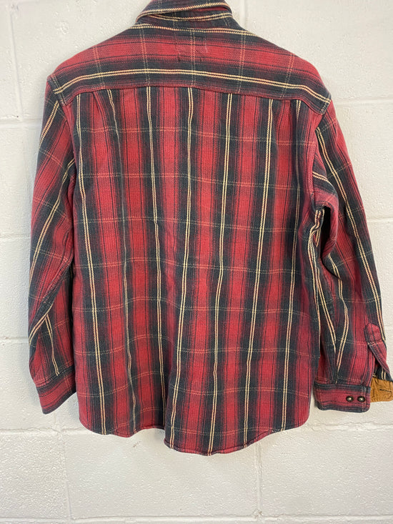 Load image into Gallery viewer, VTG WorkWear Red Flannel Shirt Sz M
