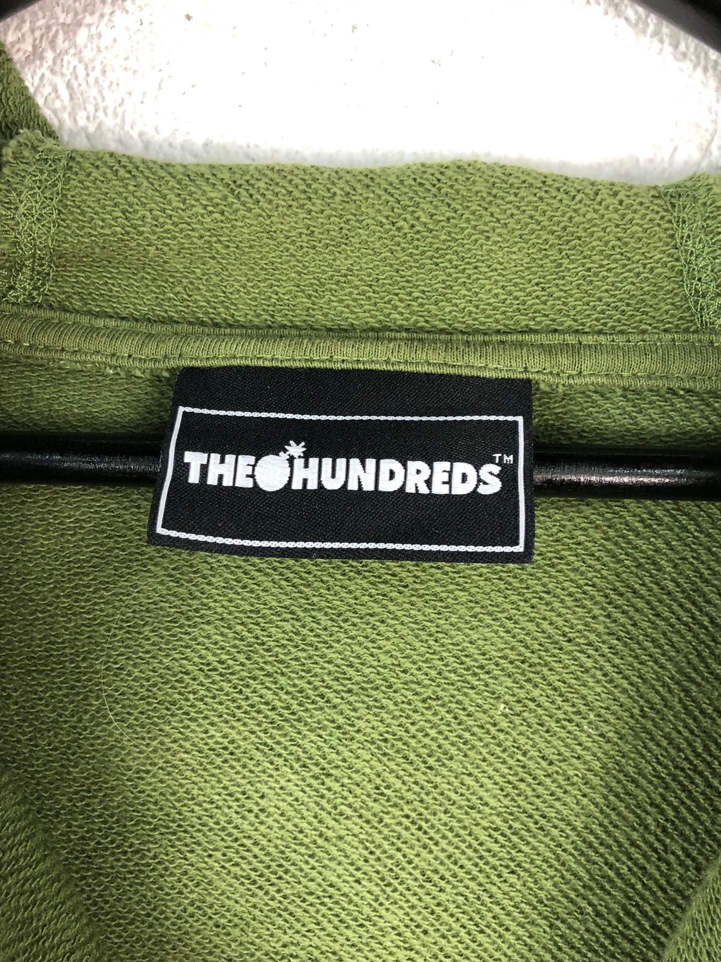 Load image into Gallery viewer, The Hundreds Green Zip Up Jacket Sz L

