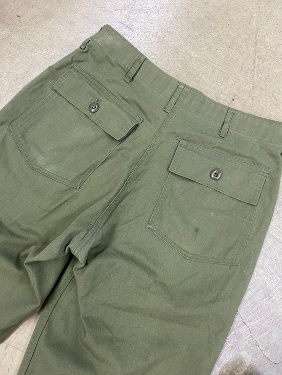 VTG Military Olive Green Pants Sz 34x29
