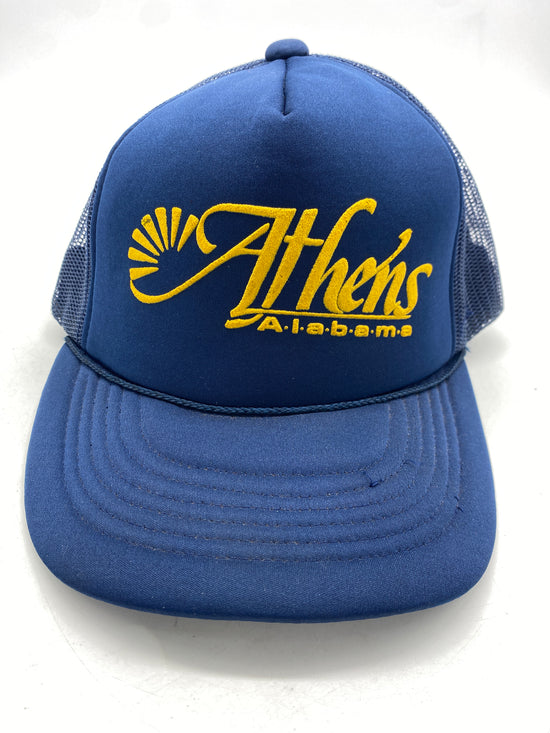 VTG Athens Alabama Blue & Yellow Trucker Hat