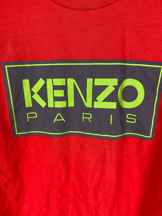 Load image into Gallery viewer, VTG Kenzo Paris Classic Graphic Logo Cotton T shirt Sz L
