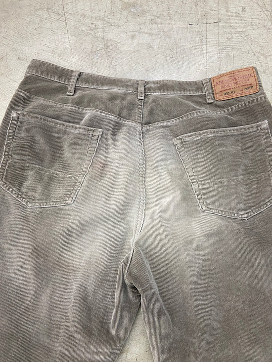 Used Faded Abercrombie & Fitch Corduroy Pants Sz 34x34