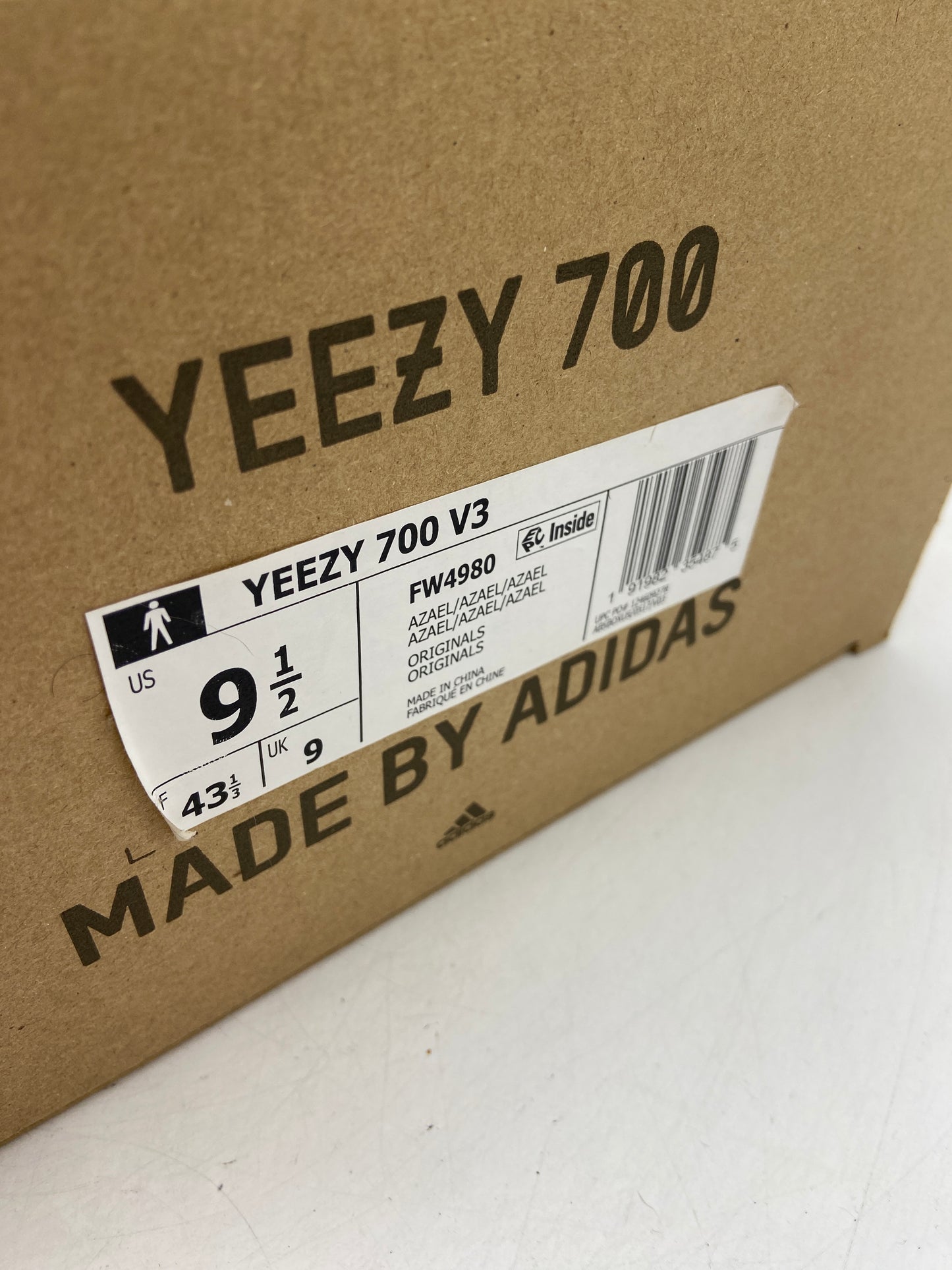 Preowned adidas Yeezy 700 V3 Azael Sz 9.5M/11W