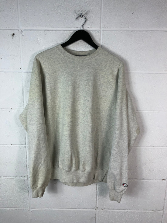 Load image into Gallery viewer, VTG Champion Eco Authentic Blank Crewneck Sz L
