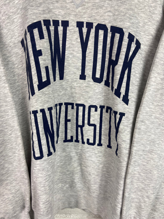 VTG New York University Crewneck Sz XL