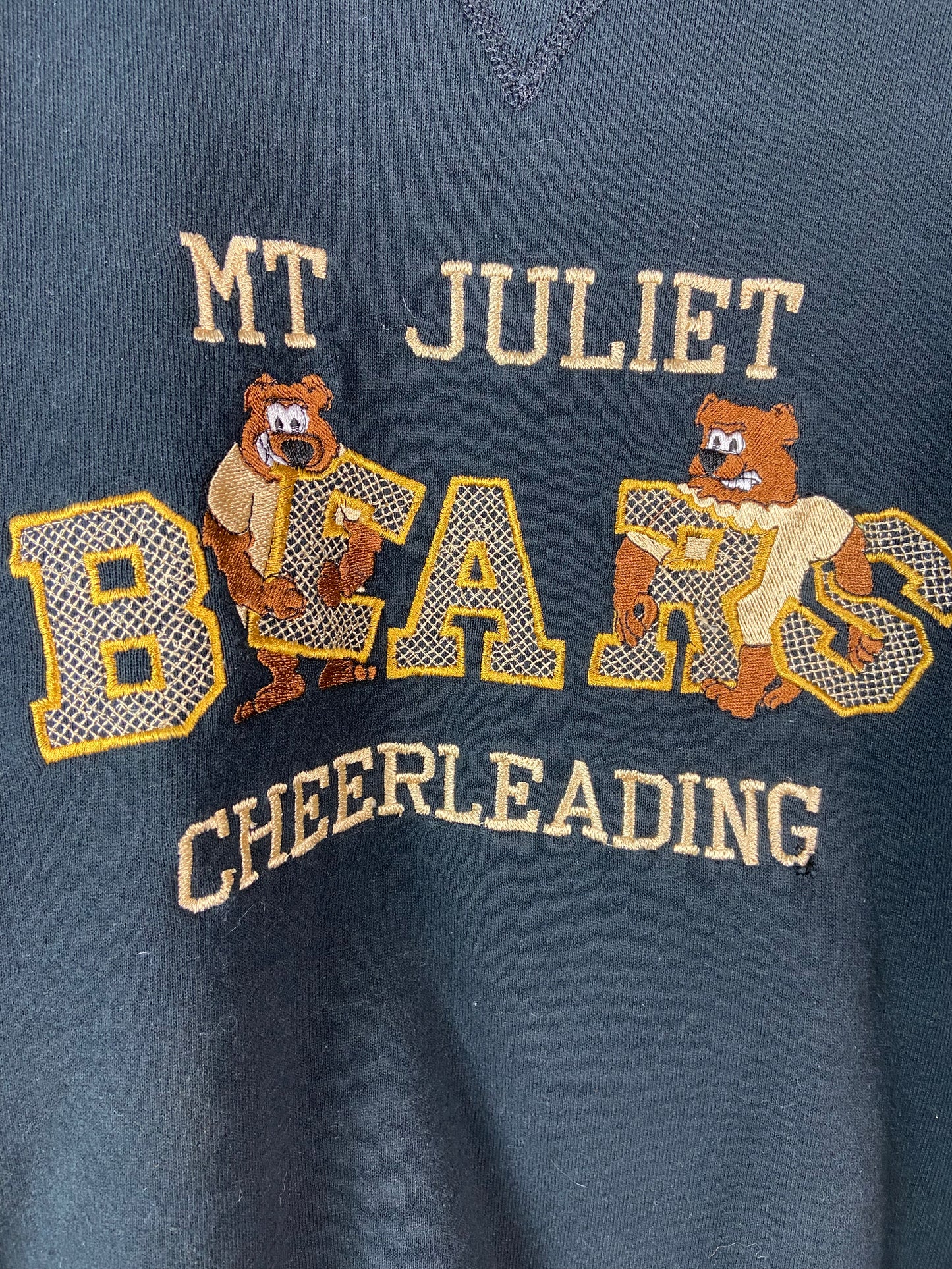 VTG Russel MT. Juliet Bears Cheerleading Crewnek Sz S