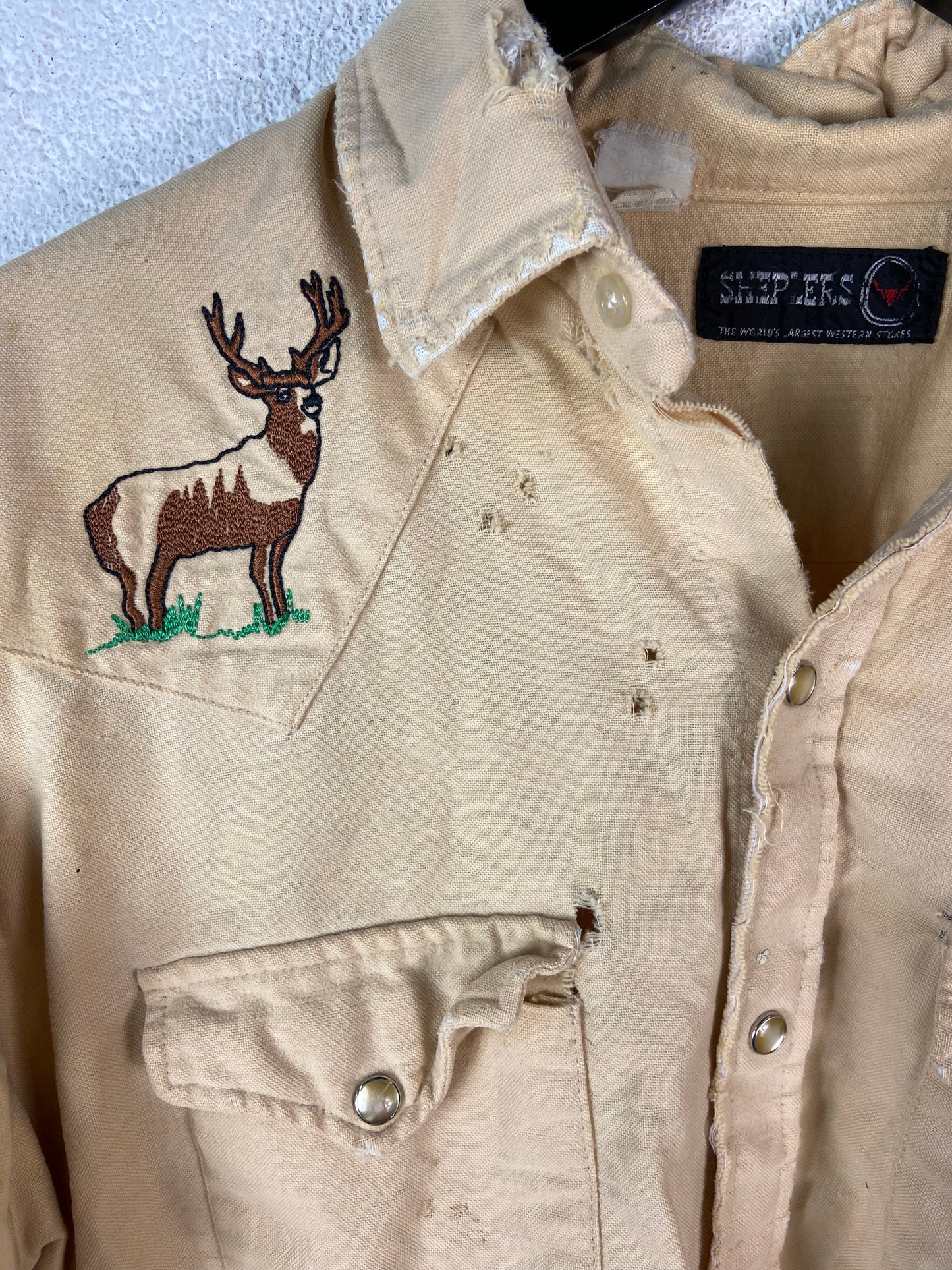 Load image into Gallery viewer, VTG Buck Peral Snap Shirt Sz XL
