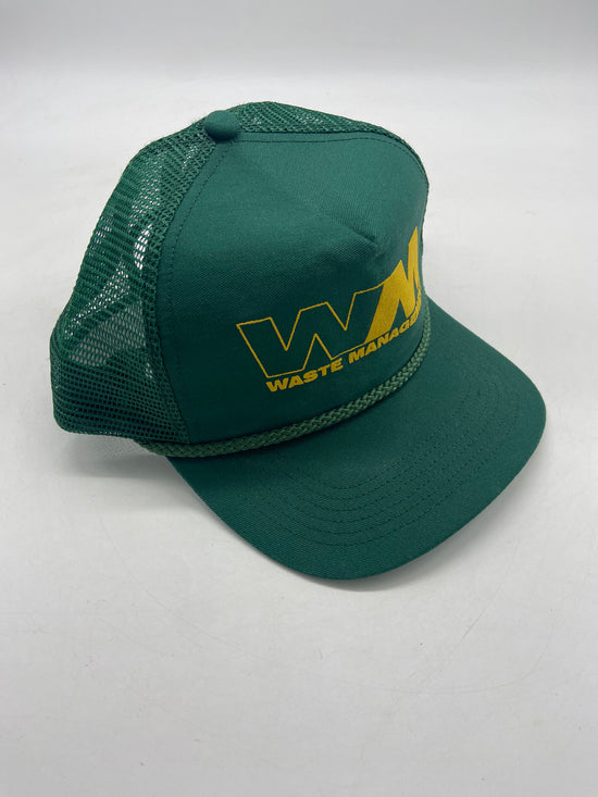 VTG Waste Management Green Snap Back Hat