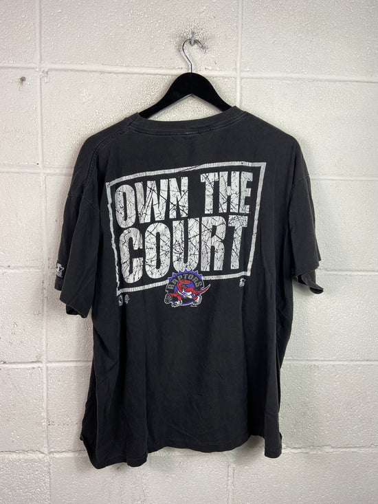 VTG Toronto Raptors Own The Court Starter Tee Sz XL/2XL