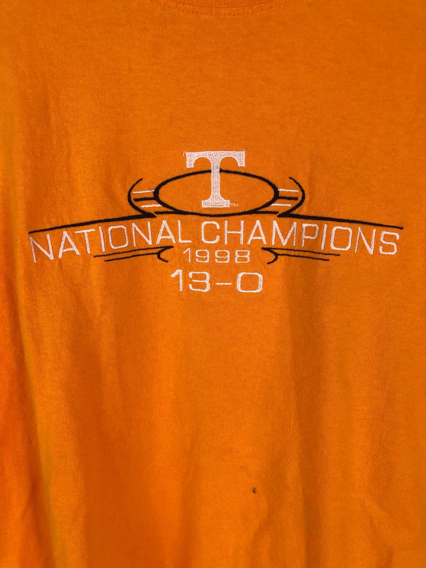 VTG Tennessee Vols National Champions 1998 Tee Sz M