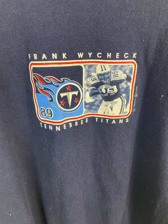 VTG Tennessee Titans Frank Wycheck Tee L/S Tee Sz Med
