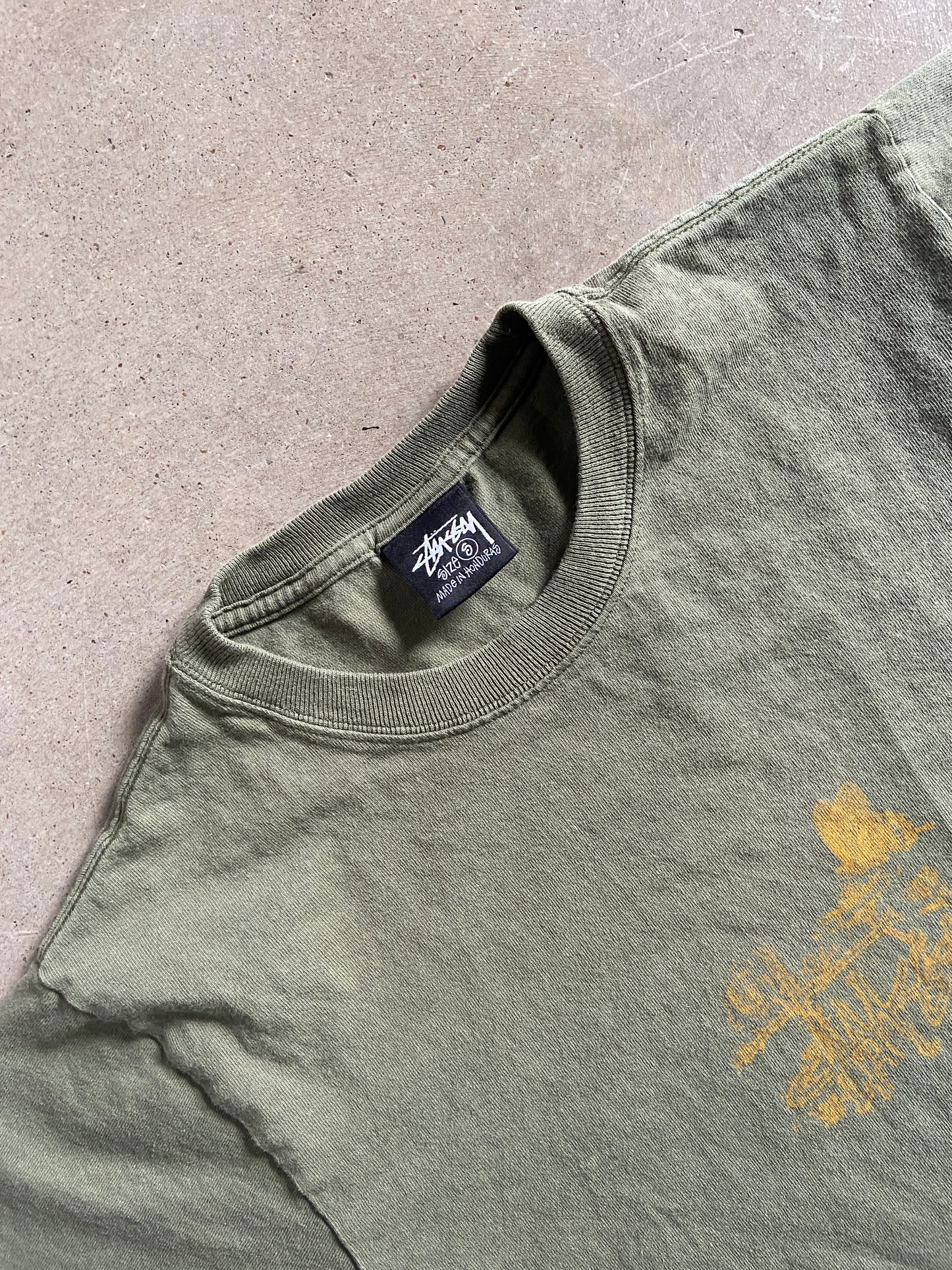 Stussy Thorns Logo Tee Sz S
