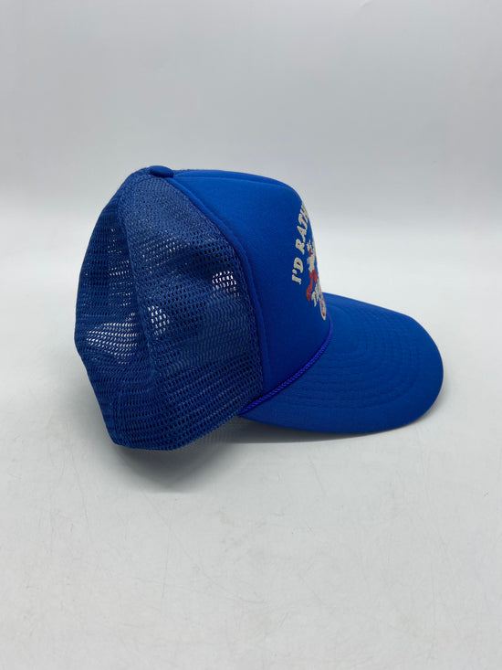Load image into Gallery viewer, VTG Rather Push a Ford Trucker Snapback

