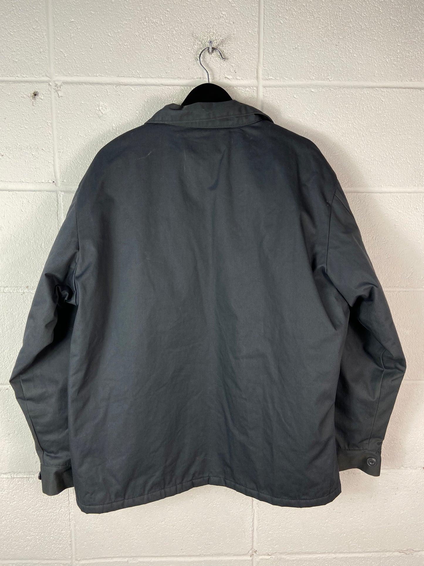VTG Grey Quilted Work Jacket Sz XL