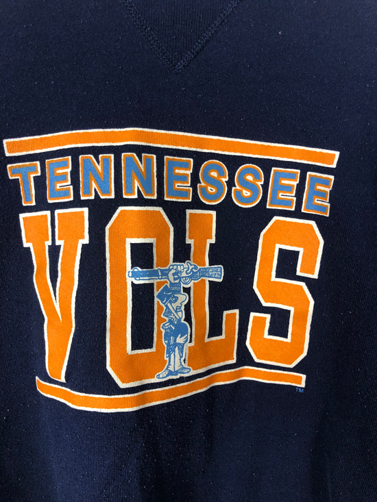 VTG Tennessee Vols Navy Crewneck Sweater Sz S