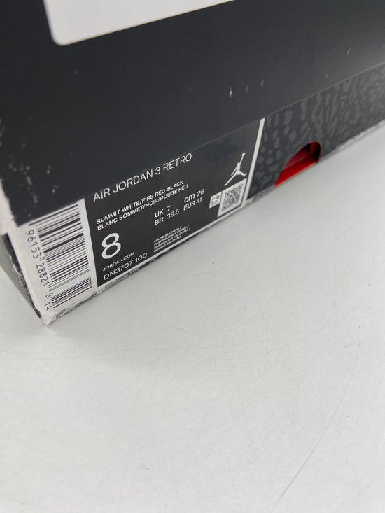 Jordan 3 Retro White Cement Reimagined Sz 8M/9.5W DN3707-100