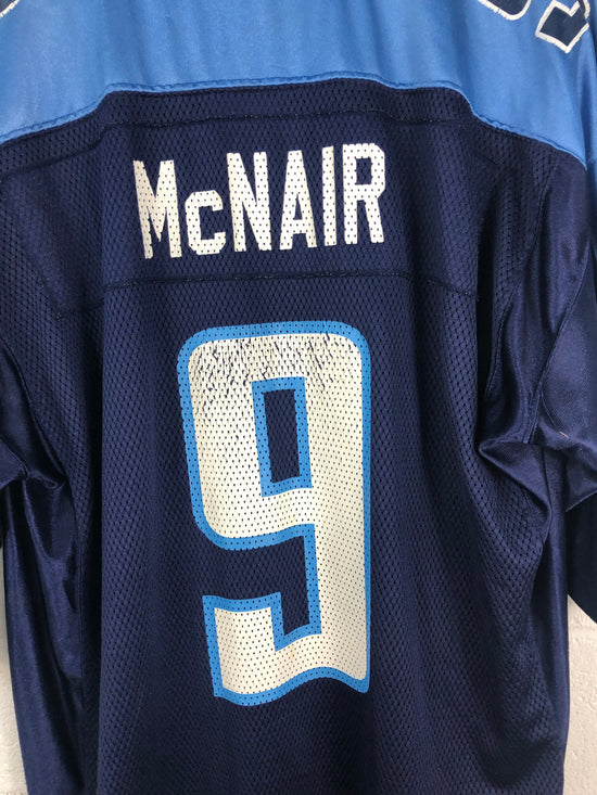 Load image into Gallery viewer, VTG Steve McNair Tennessee Titans Home Jersey Sz L
