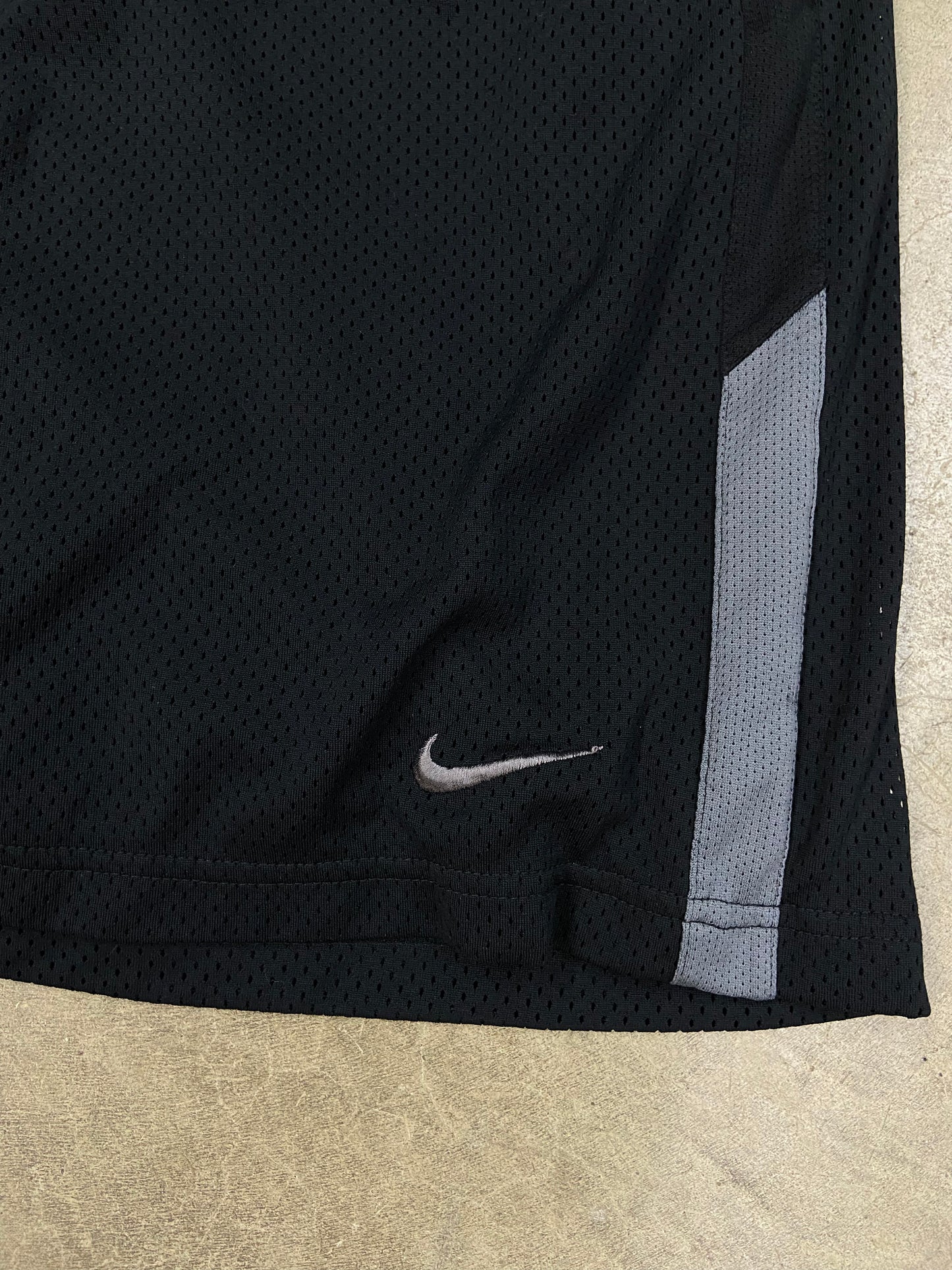 Y2K Nike Black Mesh Shorts Sz XL