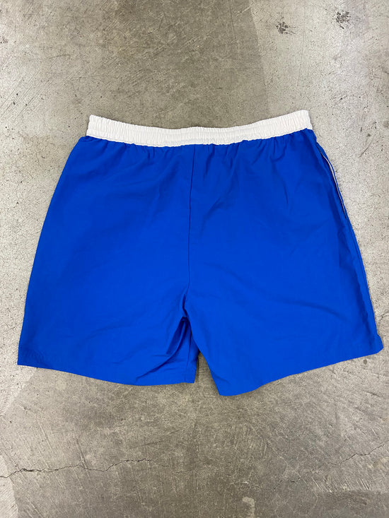 Vtg Russell Athletics Blue Nylon Shorts Sz L