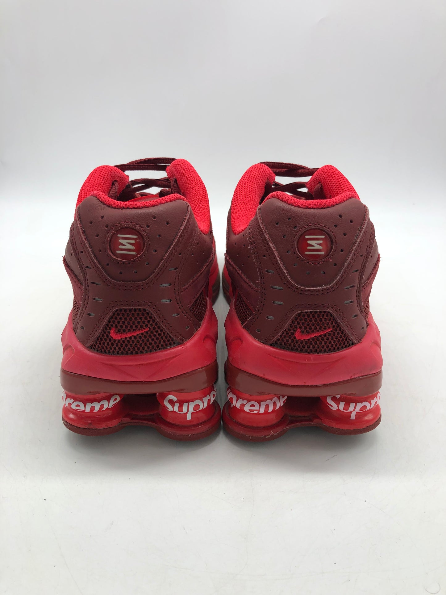 Preowned Nike Supreme Shox Ride 2 Red SP Sz 9M/10.5W